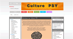 Desktop Screenshot of culturepsy.org
